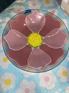 Villeroy And Boch Flora Vitrum 10.5” Diameter Dinner Plate, Pink - Picture 1 of 5