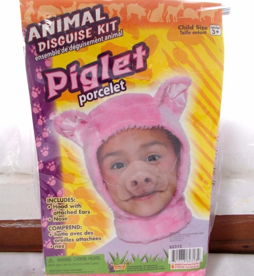 New Forum Animal Disguise Kit Piglet Child Costume Pig - Image 1 of 1