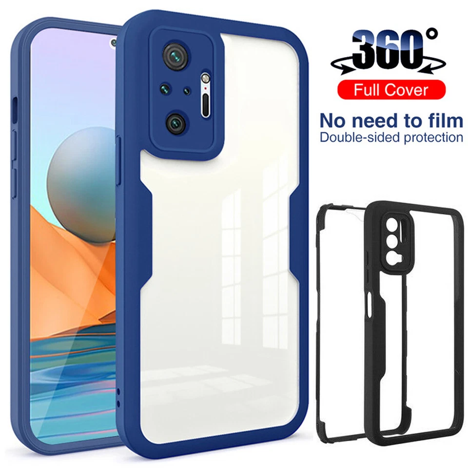Funda Cuerpo Completo 360° Para Xiaomi Redmi Note 14 13 12 11 Pro 10 Cubierta Antigolpes