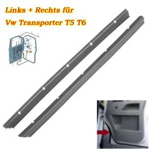 2x Radlaufdichtung Gummi mit Clips Tür vorne links für VW Transporter T5 T6 03> - Bild 1 von 12