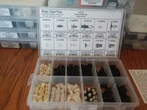 DISCO 8174 TOYOTA RETAINER ASSORTMENT 12 SIZES 146 PIECES - Picture 1 of 2