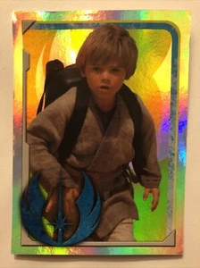 Star Wars Universe Topps Sticker Young Anakin Skywalker 25 - Picture 1 of 2