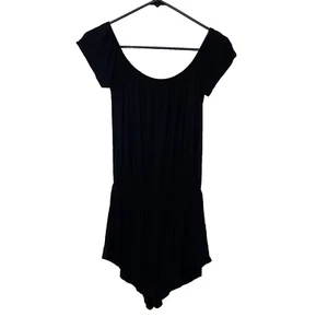 Pagliaccetto donna Forever 21 manica corta nero taglia S pezzo unico scollo a scoop - Foto 1 di 6