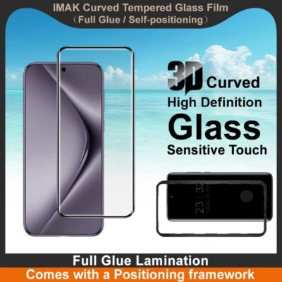 Película de vidrio templado de cubierta completa IMAK 3D + herramienta para Huawei Pura 70 Ultra 70 Pro + Foto 1 de 4