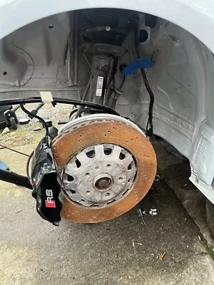 13 Audi TT RS TTRS suspensión delantera izquierda brazo de control de rodilla husillo puntal eje de buje Foto 1 de 2