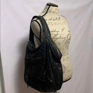 SONDRA ROBERTS SQUARED QUILTED BLACK BAG - Bild 1 von 10
