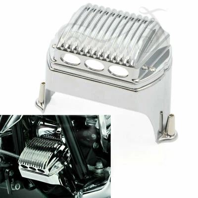 Chrome Voltage Regulator Cover For Harley Electra Glide Ultra Classic FLHTCU/I Foto 1 de 4
