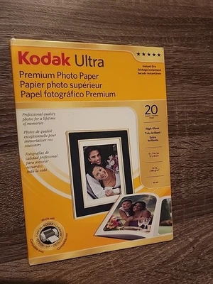 NEW Kodak  Ultra Premium Photo Paper; 5x7, High Gloss, 20 sheets - Image 1 of 2