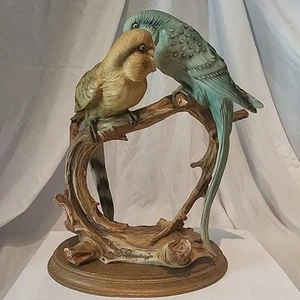 Giuseppe Armani Capodimonte "Parakeets on Branch" - Picture 1 of 23