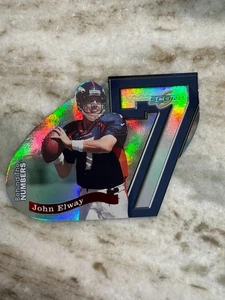 John Elway 1999 Score Behind The Numbers Die-cut Insert #202/1000 Denver Broncos - Picture 1 of 4