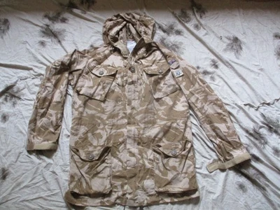 EMISIÓN DEL EJÉRCITO BRITÁNICO desierto dpm ddpm CAMO soldado 95 a prueba de viento SMOCK 190/112 xxl Foto 1 de 4