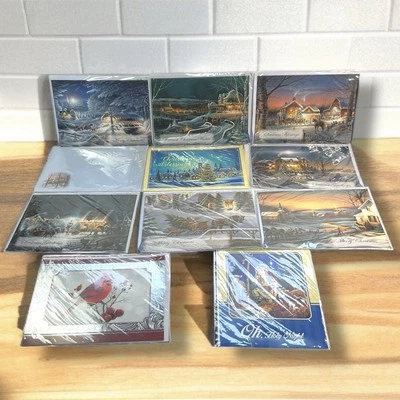 Lot of 11 Vintage True Meaning of Christmas Wishes Greetings Postcard New Sealed - Image 1 of 4