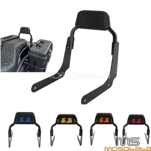 For Softail FLDE FLSL FXST FXBB Club Style Rear Passenger Rest Backrest Sissybar - Foto 1 di 26