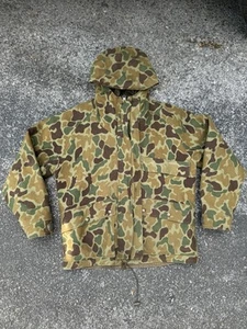 Vintage Woolrich 100% Pure Wool Gore-Tex Made in USA Frogskin Camo Jacket Medium - Picture 1 of 6