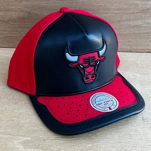 MITCHELL & NESS CHICAGO BULLS DAY ONE PRO PINCH DRUCKKNOPFLASCHE MÜTZE schwarz rot NEU - Bild 1 von 1