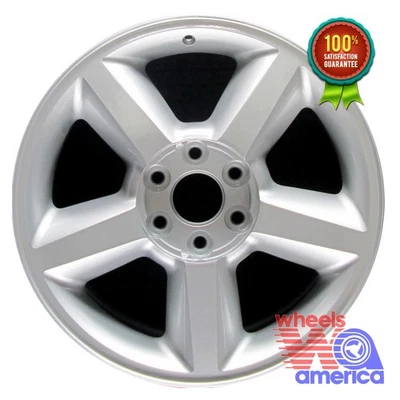 Wheel Rim Chevrolet Avalanche 1500 Silverado Suburban Tahoe 20 Silver OE 5308 - Image 1 of 4