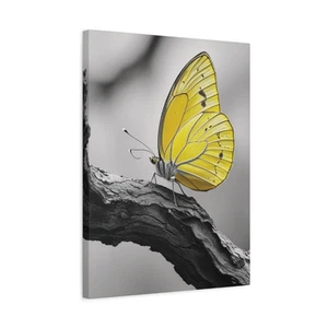 Yellow Wildflowers Cliffside Print – Nature Canvas Wall Art, Floral Coastal Deco - Picture 1 of 55