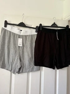 Men’s Medium Shorts X2 Bundle. Elasticated Waist New Look Bnwt - Picture 1 of 4