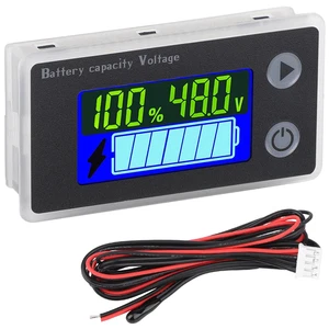 Medidor de Batería de Golf 48V, Voltímetro Digital 10-100V Probador de Batería Temperatura  - Imagen 1 de 14