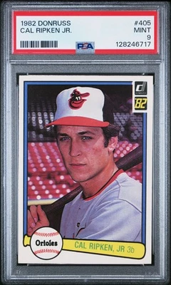 Donruss #405 Cal Ripken Jr. 1982 ROOKIE RC - PSA 9 COMO NUEVO Foto 1 de 2