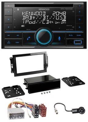 Kenwood CD 2DIN DAB USB MP3 Bluetooth Autoradio für Chrysler PT Cruiser 300C Dod - Bild 1 von 4