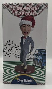 Royal Bobbles Holiday Edition Pee Wee Herman Christmas Bobblehead NEU - Bild 1 von 6