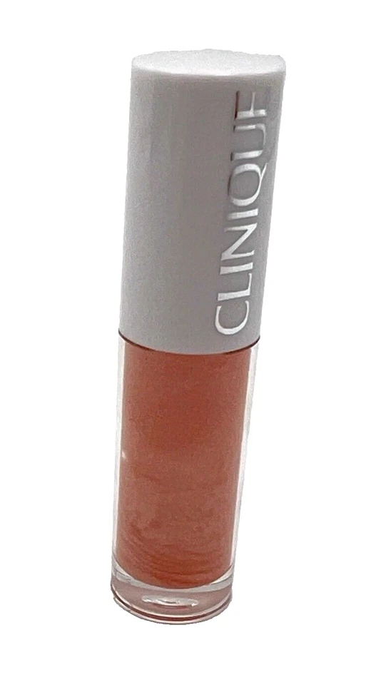 Brillo de labios Clinique Pop Splash ~ tamaño de viaje ~ 11 Air Kiss ~ rosa pastel melocotón Foto 1 de 1