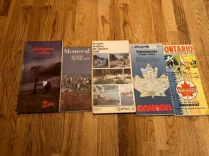 Lot 5 Road Maps & Guides/ Canada / 1970s-1980s - Picture 1 of 1