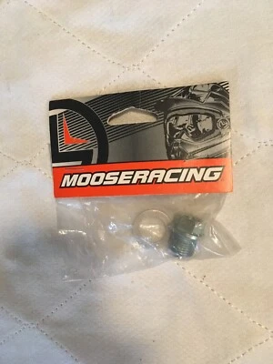 Moose Racing Magnetic Drain Plug  M0102 Suzuki DR250 DR350 DR650   33-DP102 - Image 1 of 2