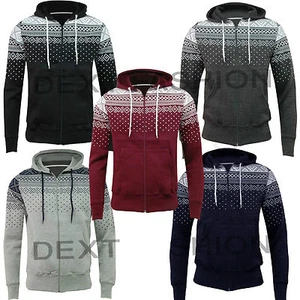 Nuevo Hombre Azteca Sudaderas Top Sudadera Jersey Americano Polar Liso S M L XL - Picture 1 of 7