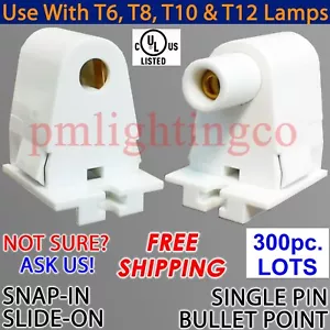 ⭐️WHOLESALE⭐️LED TOMBSTONE TUBE HOLDER BASE FLUORESCENT Lighting Light Socket - Picture 1 of 13