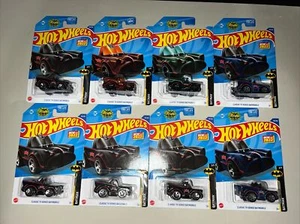 Hot Wheels DC Batman Tooned klassische TV-Serie Batmobil schwarz grün blau Menge O 8 - Bild 1 von 7