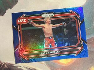 2023 Panini Prizm UFC Blue Prizm /175 Paddy Pimblett #87