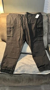 Men's Jogger Knit Pants - Goodfellow & Co - 4XL TALL NEVER USED  COLOR BLACK - Picture 1 of 4