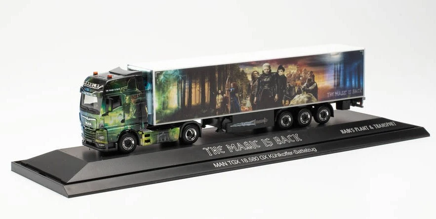 HERPA - MAN TGX GX 4x2 semirimorchio 3 assi HABES - 1/87 - HER122245 - Immagine 1 di 1