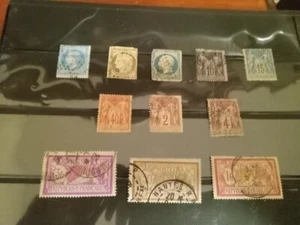 FRANCE EARLY ISSUES USED NICE $CV VALUES (LOT #26) - Picture 1 of 2