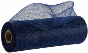 Navy Blue Christmas Deco Mesh - 10" x 10 Yards, 4th of July, Wreath, Easter - Picture 1 of 2