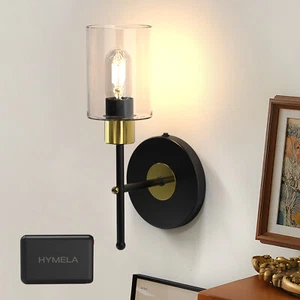 HYMELA Wall Sconce LED Dimmable Modern Plug-in USB Charging Metal Vanity Light - Picture 1 of 7