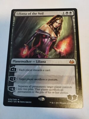 [1x] Liliana of the Veil Near Mint, English Modern Masters 2017 MTG Magic - Image 1 of 2