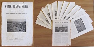 ROMA ILLUSTRATA - Ed. Sonzogno, 1907 - Completa in Fascicoli sciolti - RARA* - Picture 1 of 4