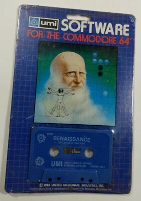 Renaissance / Umi / Commodore 64/128 Factory Sealed NIB New - Image 1 of 3