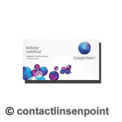 Biofinity Multifocal - 3er Box   (Cooper Vision)  (- Werte) - Bild 1 von 4