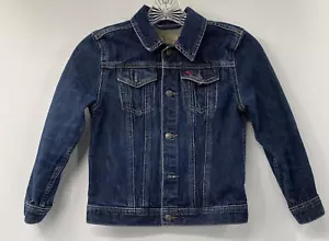 Polo Ralph Lauren Mädchen Medium Wash Blau Denim Freizeit Knopfleiste Jeansjacke - Bild 1 von 3