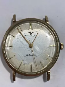 Vintage WITTNAUER Gold Filled Automatic Men's Watch, Pre-Owned, Runs (SL-#101) - Bild 1 von 3