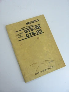 TOPCON Totalstation GTS-2B, GTS-2S BEDIENUNGSANLEITUNG NUR PDF-DATEI - Bild 1 von 1