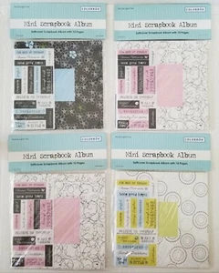 4 Mini álbumes de recortes Colorbok tapa blanda 10 páginas chic buenos tiempos amigos vida - Imagen 1 de 7