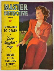 Master Detective Magazine, March 1942, Vintage True Crime Stories, Pulp - Picture 1 of 5