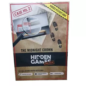 Hidden Games Crime Scene CASE NO. 2 THE MIDNIGHT CROWN Murder Mystery SEALED - Picture 1 of 6
