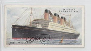 1924 ITC of Canada Merchant Ships of the World Tobacco SS Majestic #47 0pl9