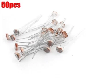 50Pcs Photo Light Sensitive Resistor Photoresistor 5506 GL5506 tc - Picture 1 of 2
